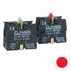 Επαφή Μπουτόν Κόκκινη 1NC Πόρτα Πίνακα EL02-BЕ102